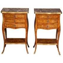 Pair of Louis XIV Style Side Tables, C19th