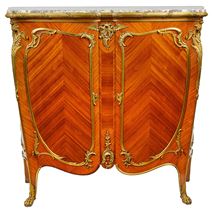 Louis XVI style Kingwood side cabinet