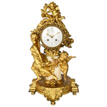 French 19th Century Louis XVI style mantel clock.