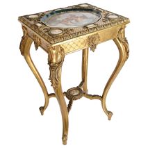 19th Century Vienna Porcelain Mounted Table