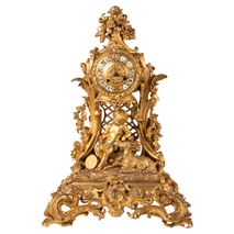 19th Century Rococo style mantel clock.