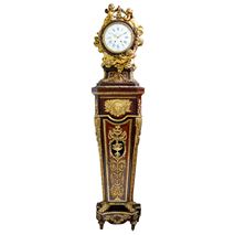 Louis XVI style Ormolu mounted Long case clock, 1860, by Balthazar, Paris