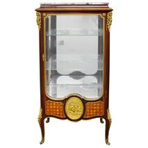 French 19th Century Louis XV style display cabinet, after Linke.