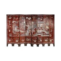 Early 19th Century Chinese Coromandel lacquer screen