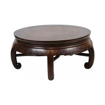 19th Century Chinese hardwood Opium table