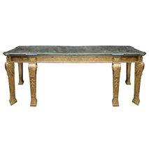 Classical Adam influenced gilt wood console table, by Charles Tozer, circa 1900