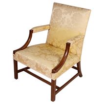 An 18th Century Gainsborough arm chair, circa 1780