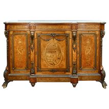 Fine quality 19th Century classical inlaid side cabinet.