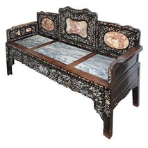 19th Century Chinese mother of pearl inlaid Sofa