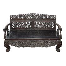 19th Century Chinese hardwood sofa, circa 1860