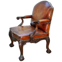 Georgian style Mahogany Desk Chair