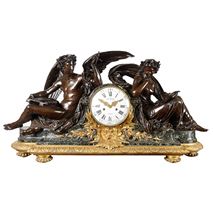 Magnificent French 19th mantel clock, Victor Paillard, Paris