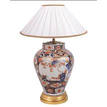 18th Century Japanese Arita Imari vase / lamp.