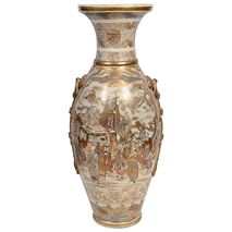 Large 19th Century Satsuma vase.
