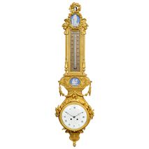 Louis XV style Ormolu Cartel wall clock.