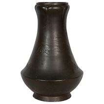 Japanese Meiji period Bronze Carp vase.