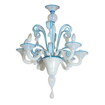 19th Century Venetian Marano glass chandelier.