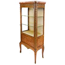 French Louis XVI style display cabinet, after Francoise Linke.