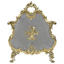 Antique Louis XVI Rococo fire screen