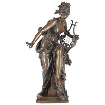 19th Century Bronze of Harmonie by Carrier Belleuse