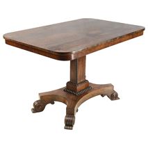 Regency period Rosewood Center table