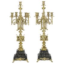 Pair of 19th Century French Candelabra