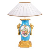 French Sevres Style 19th Century Vase / Lamp