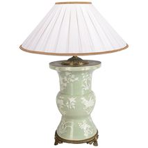 19th Century Chinese Celadon Vase or Lamp