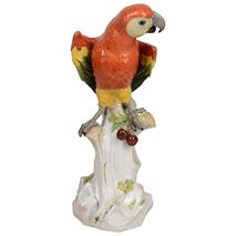 Large 19th Century Meissen porcelain Parrot. 41cm(16")
