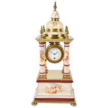 Vienna porcelain clock, late 19th Century.