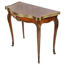 French Louis XVI style inlaid card / games table, circa 1880.
