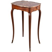 Louis XVI style Chinoiserie lacquer side table, circa 1900