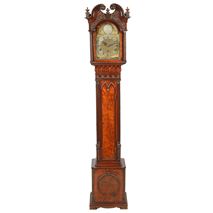 Chippendale style Mahogany Grandmother clock, late 19th Century.
