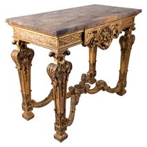 Italian 18th Century style carved giltwood console / centre tables