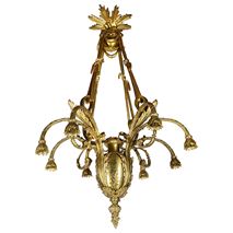19th Century French giLded ormolu classical chandelier 60cm(24")