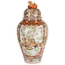 Large 19th Century Kutani vase.