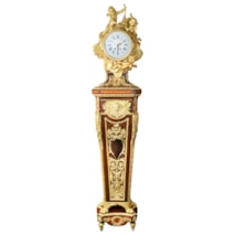 French Louis XV Style Ormolu Grandfather Clock, 19th Century