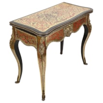19th Century French boulle card table.