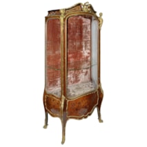 19th Century Louis XVI style vitrine. in the style of Linke.