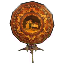Rare 19th Century Sorrento Inlaid Table by Almerico Gargiulo