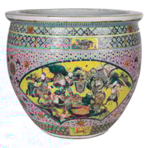 19th Century Chinese Famille Verte Fish bowl.
