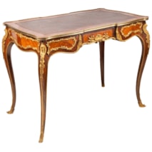 French Linke influenced bureau plat, circa 1890. 95cm / 37.5" wide