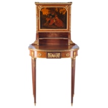 Louis XVI style side cabinet, after Linke