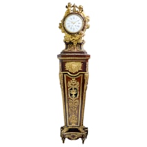 Louis XVI style Ormolu mounted Long case clock, 1860, by Balthazar, Paris