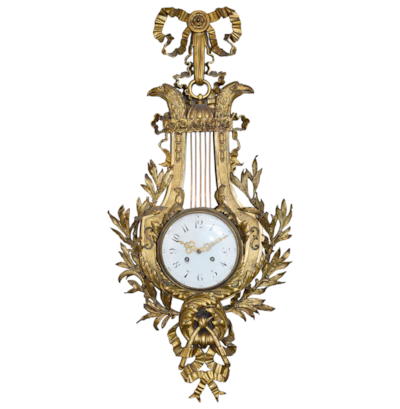 French 19th Century Louis XV style Cartel wall clock.