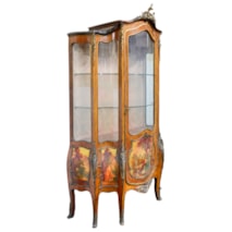 Louis XVI style Verni Martin vitrine, circa 1890.