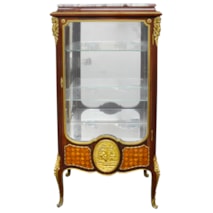 French 19th Century Louis XV style display cabinet, after Linke.
