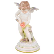 19th Century Meissen Cupid 11"