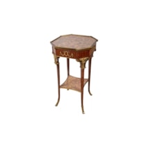 19th Century Louis XV style marble top table.