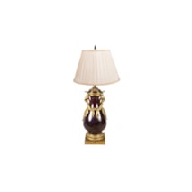 19th Century Chinese Sang de Bouf vase / lamp.